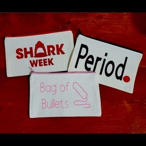 “Discrete” Period Pouches. Custom-made!